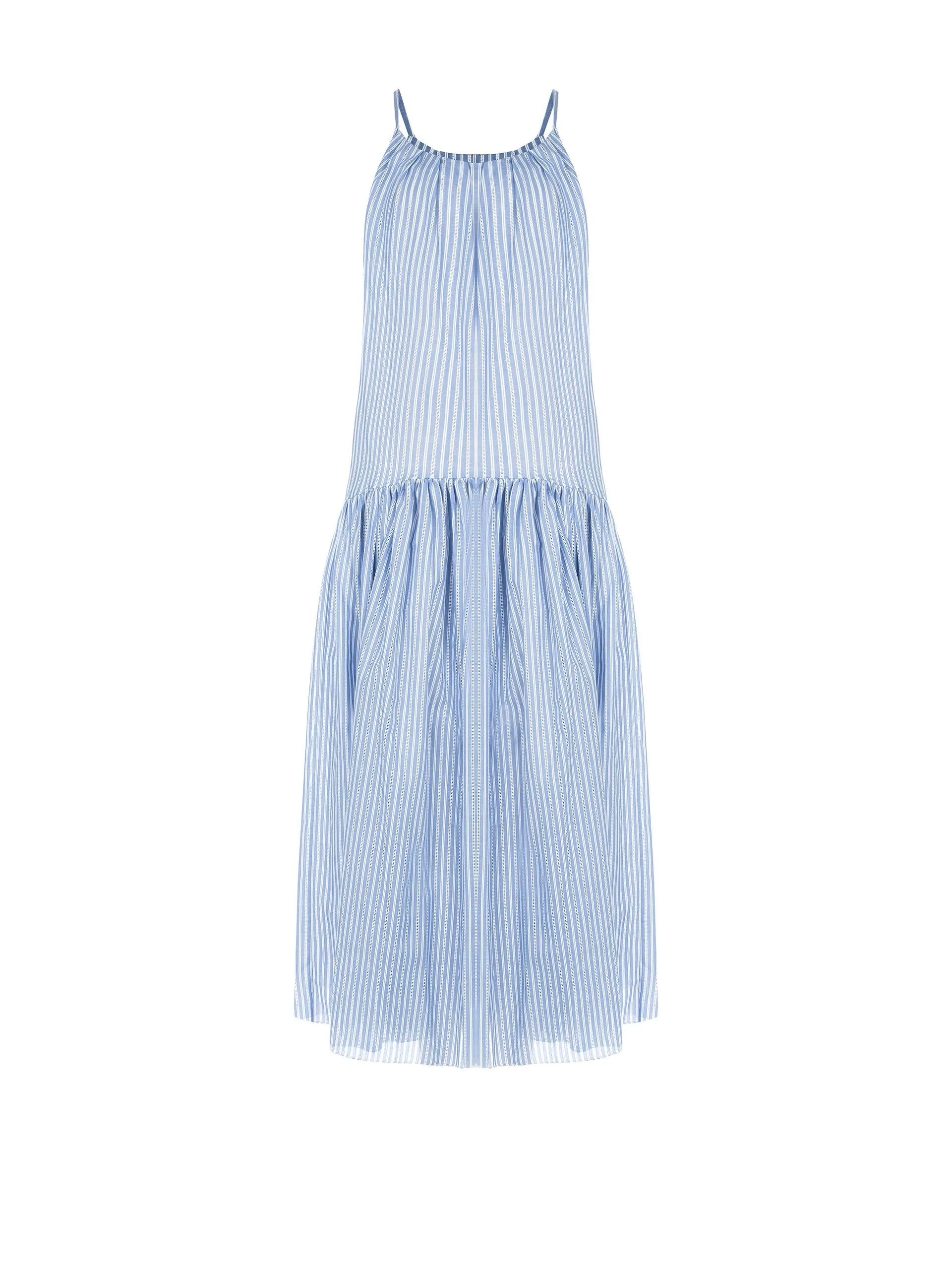 A-line Cotton Midi Dress