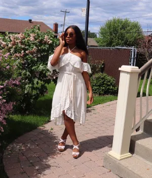 BOHEMIAN Lace Wrap Dress