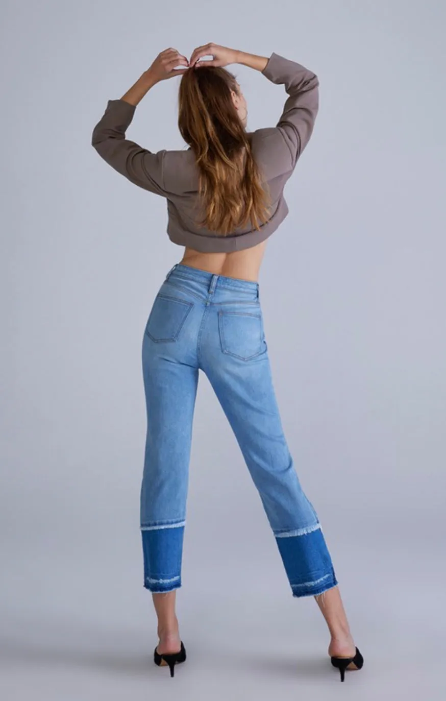 Ceros High Rise Crop Straight