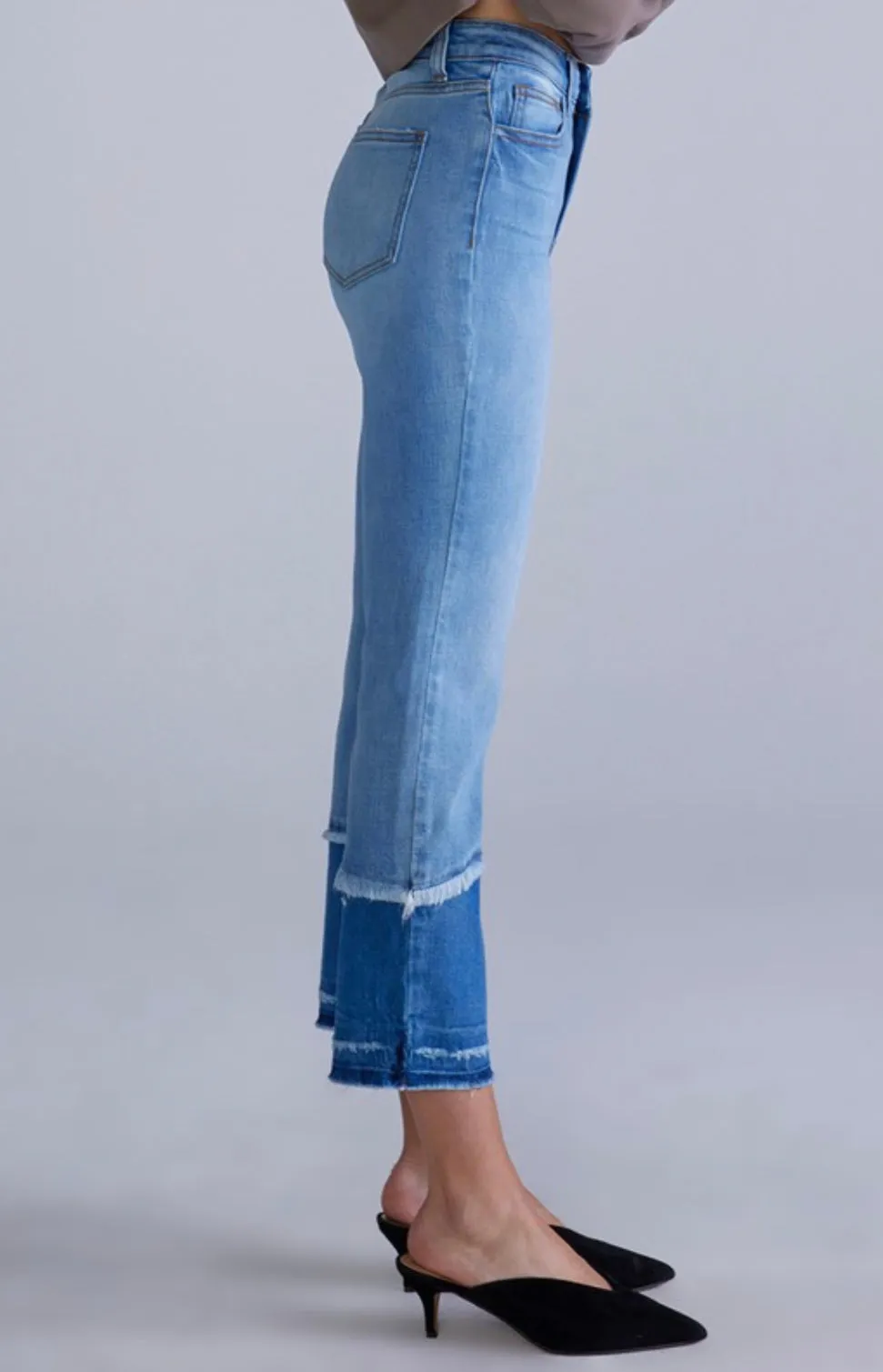 Ceros High Rise Crop Straight