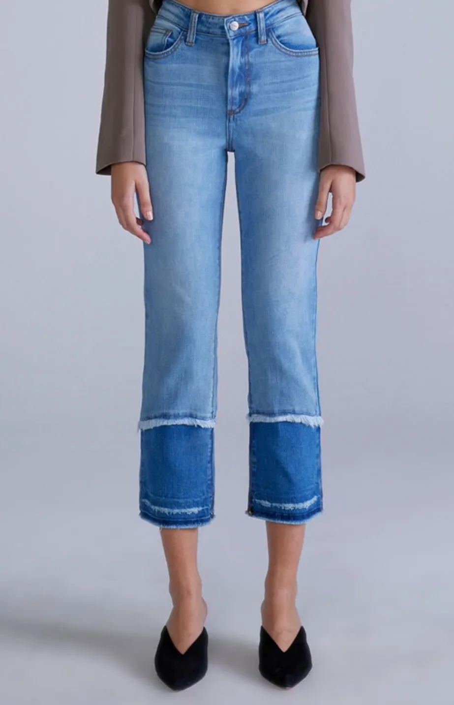 Ceros High Rise Crop Straight