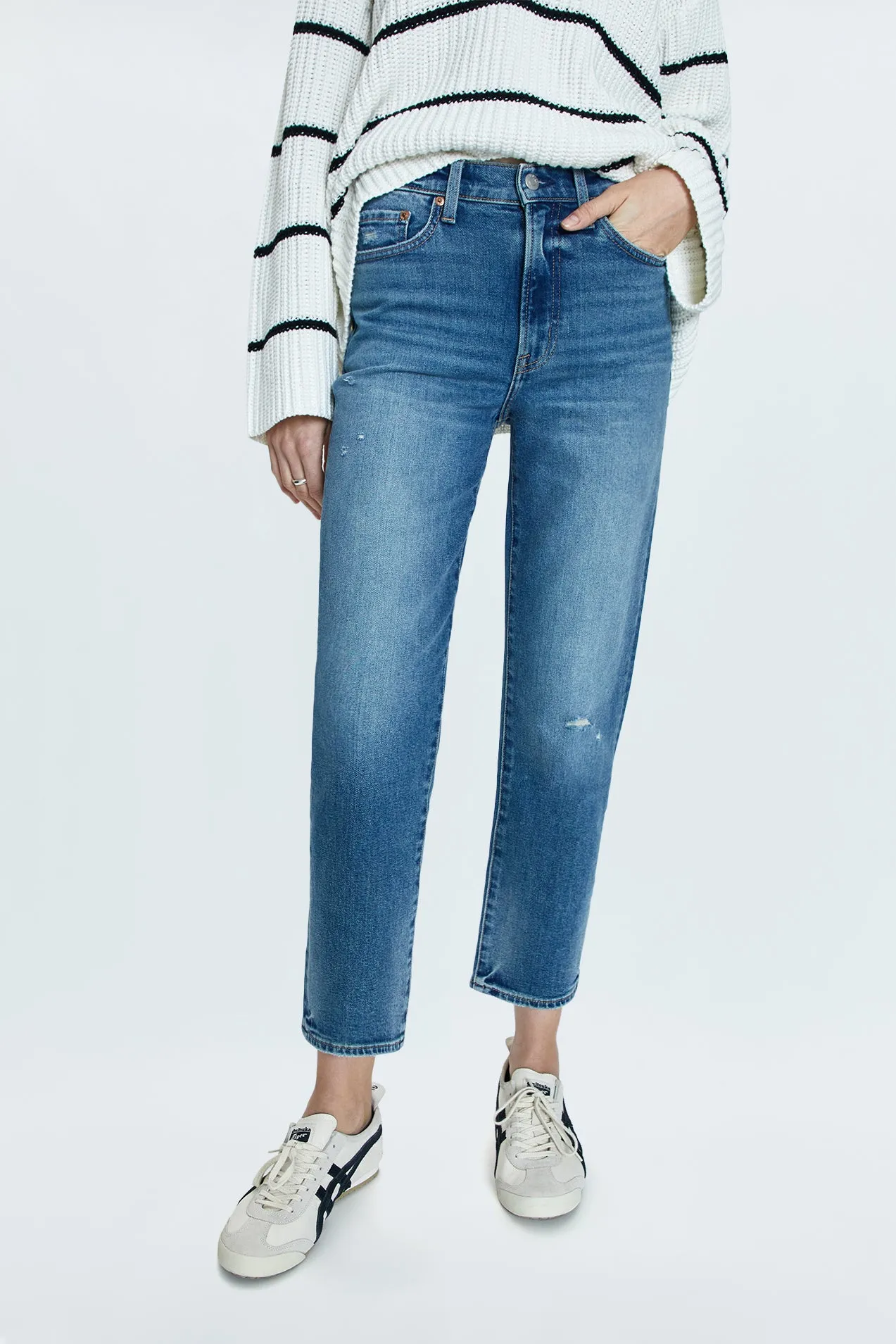 Charlie High Rise Straight Jean - Canal Vintage