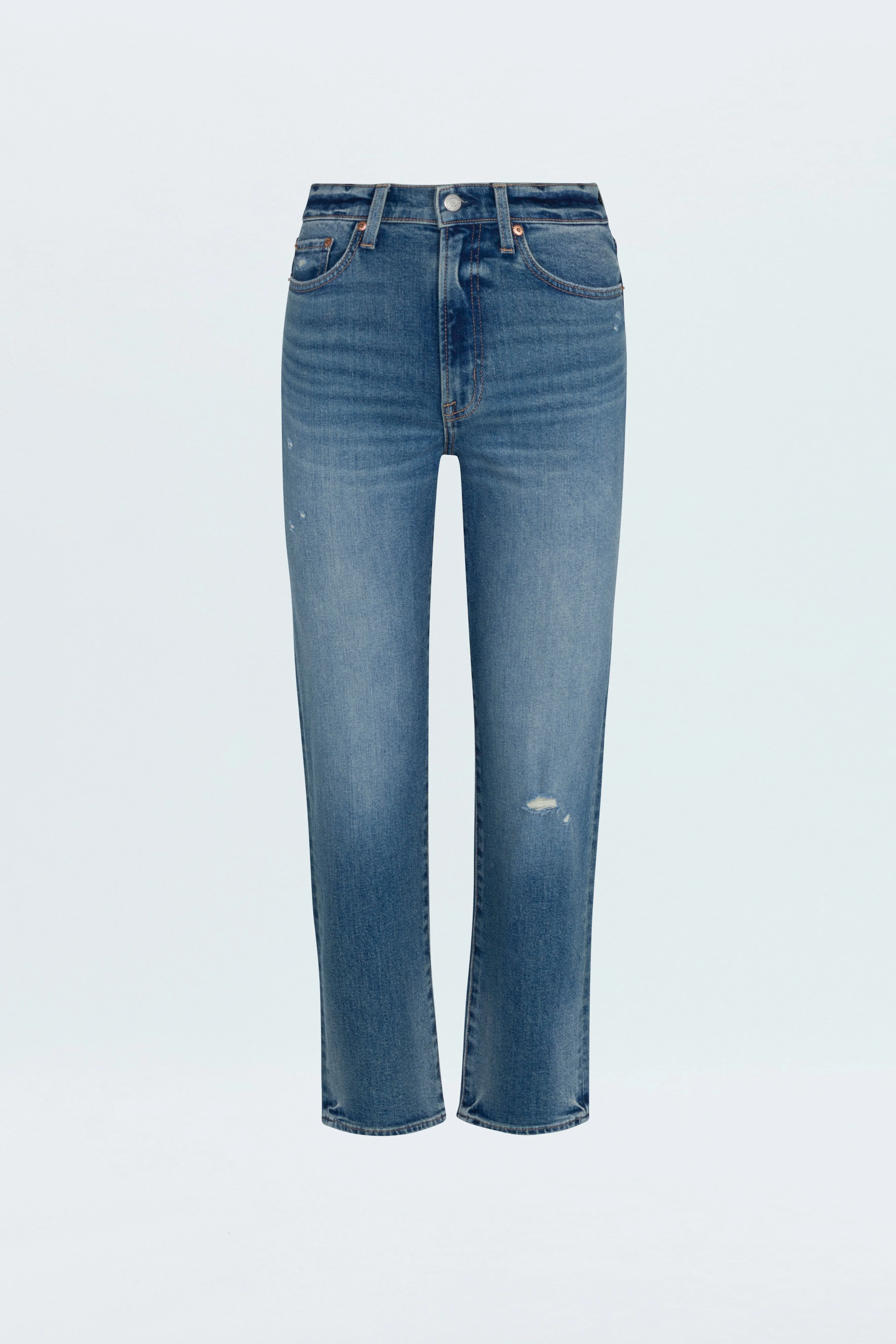 Charlie High Rise Straight Jean - Canal Vintage