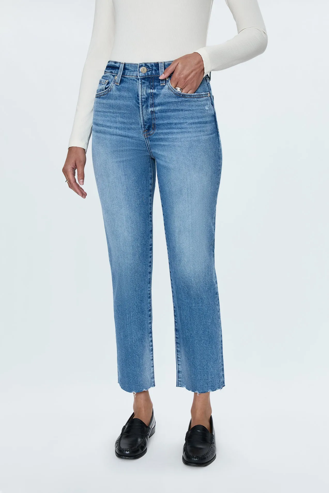 Charlie High Rise Straight Jean - Rhythm Vintage