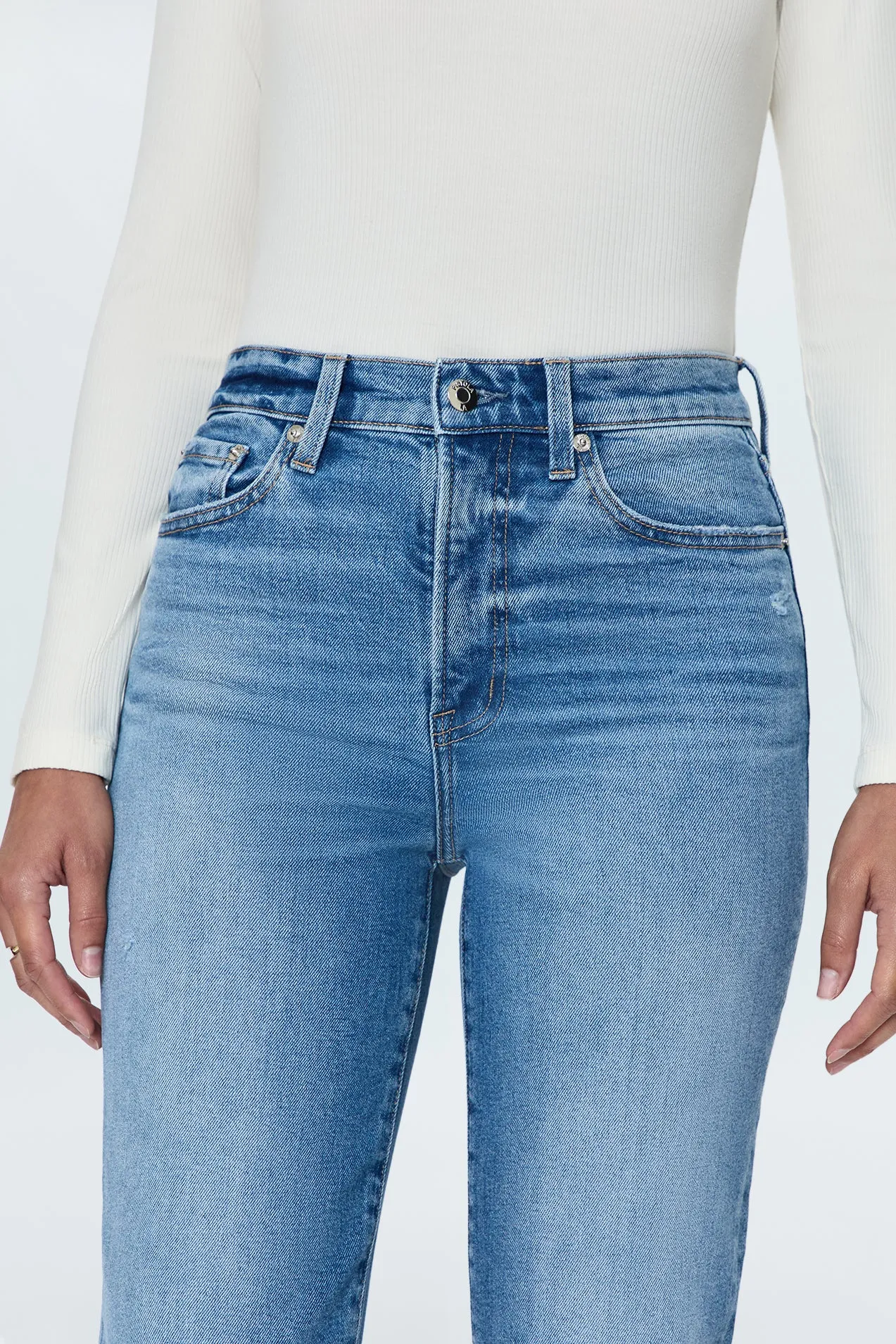 Charlie High Rise Straight Jean - Rhythm Vintage