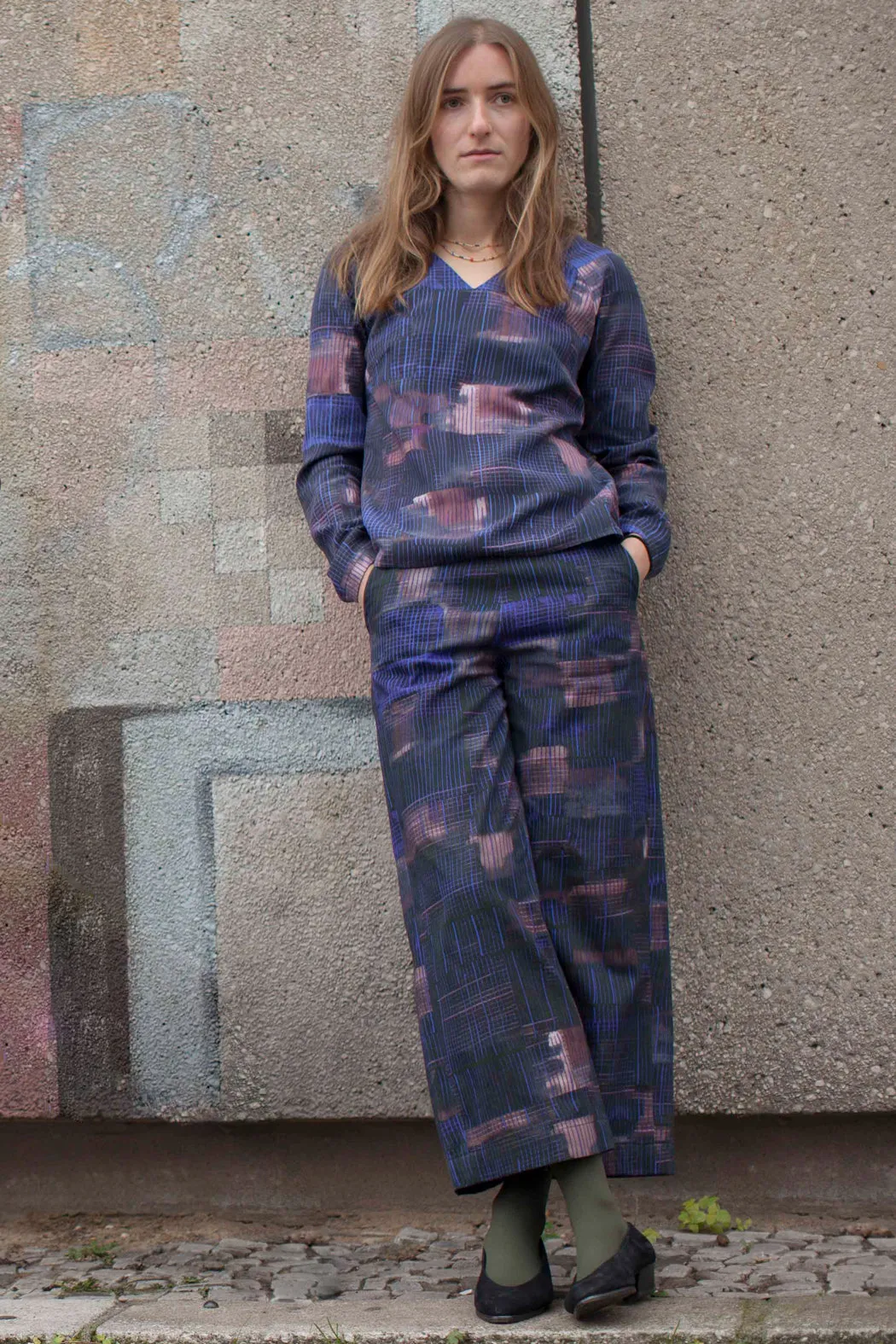 Culottes Dark Check