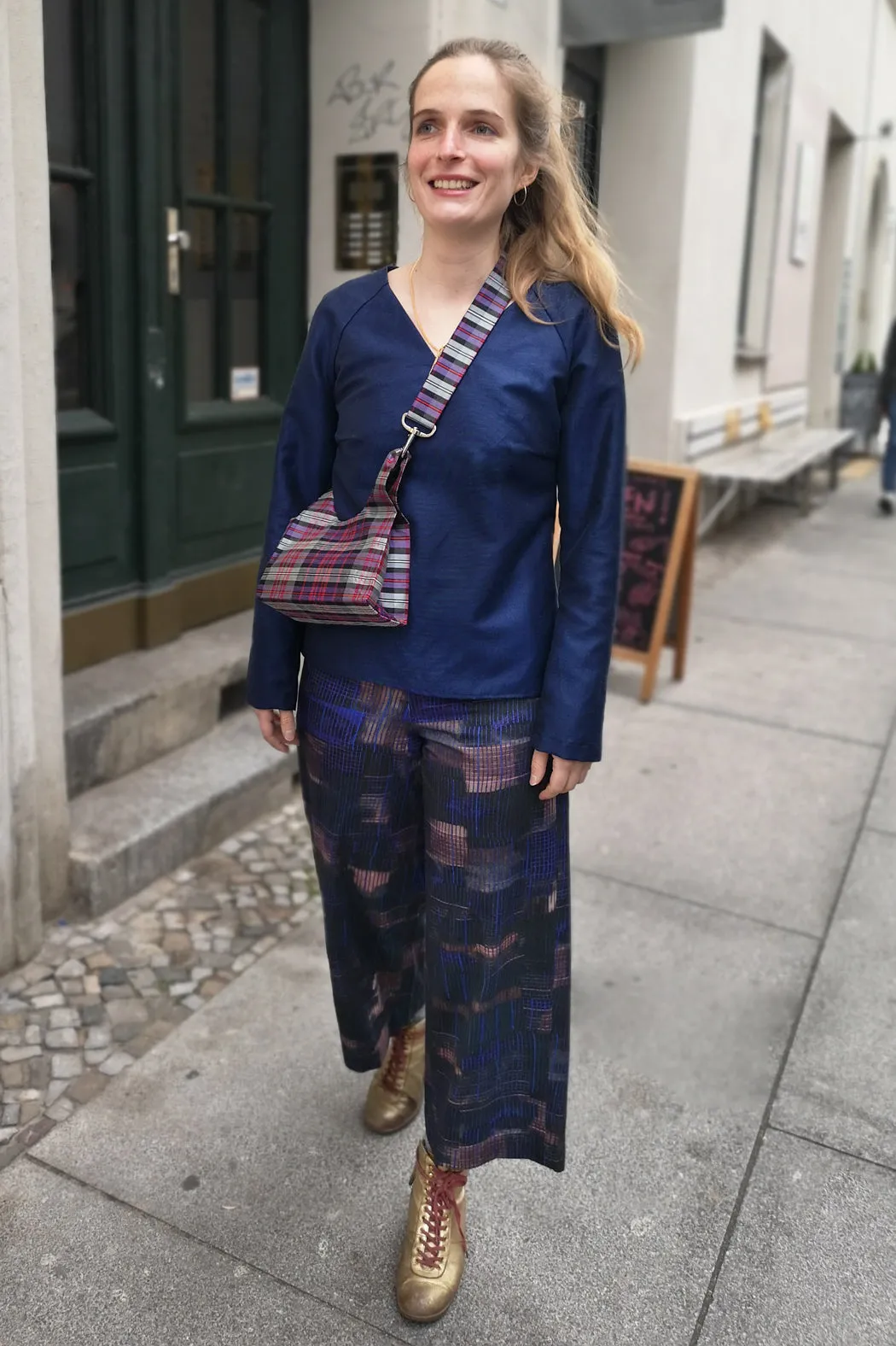 Culottes Dark Check