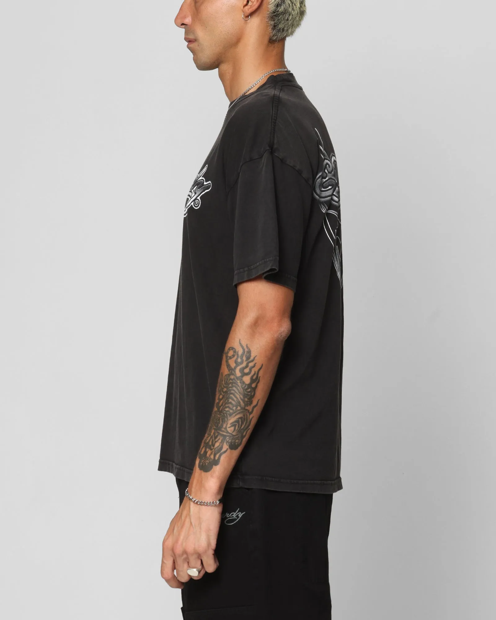 Ed Hardy Tribal T-Shirt Black