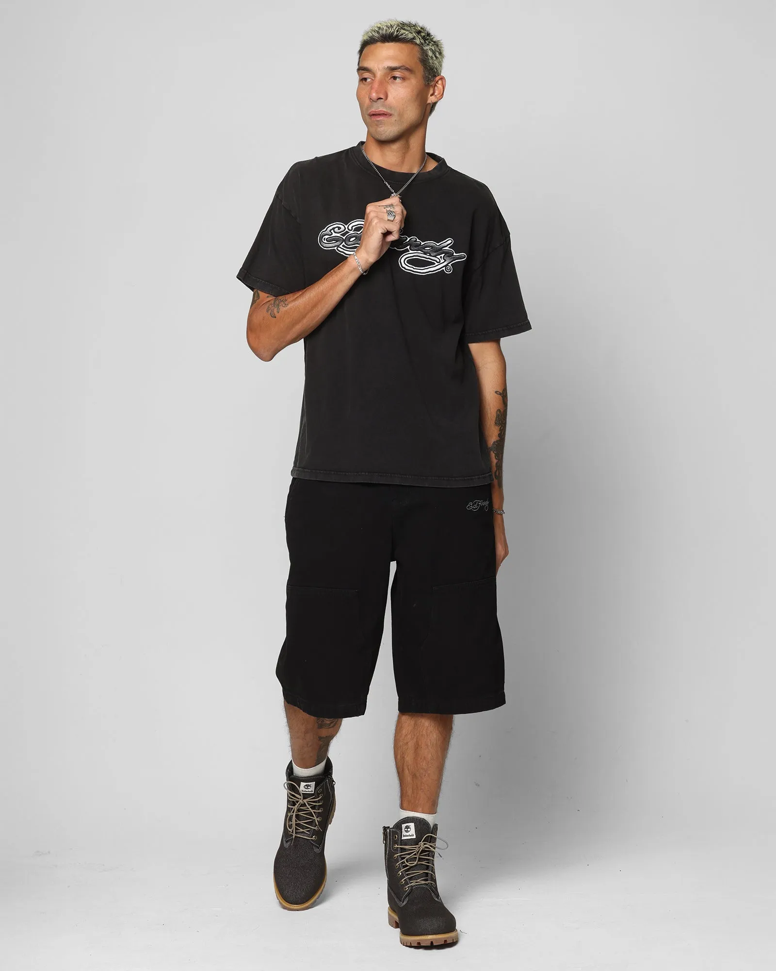 Ed Hardy Tribal T-Shirt Black