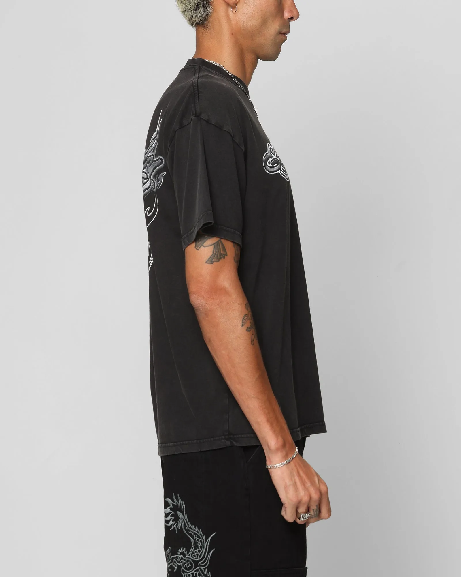 Ed Hardy Tribal T-Shirt Black