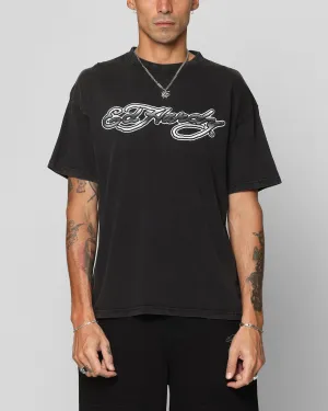 Ed Hardy Tribal T-Shirt Black