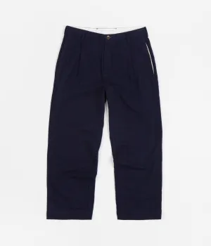 Garbstore Duster Pleated Pants - Navy