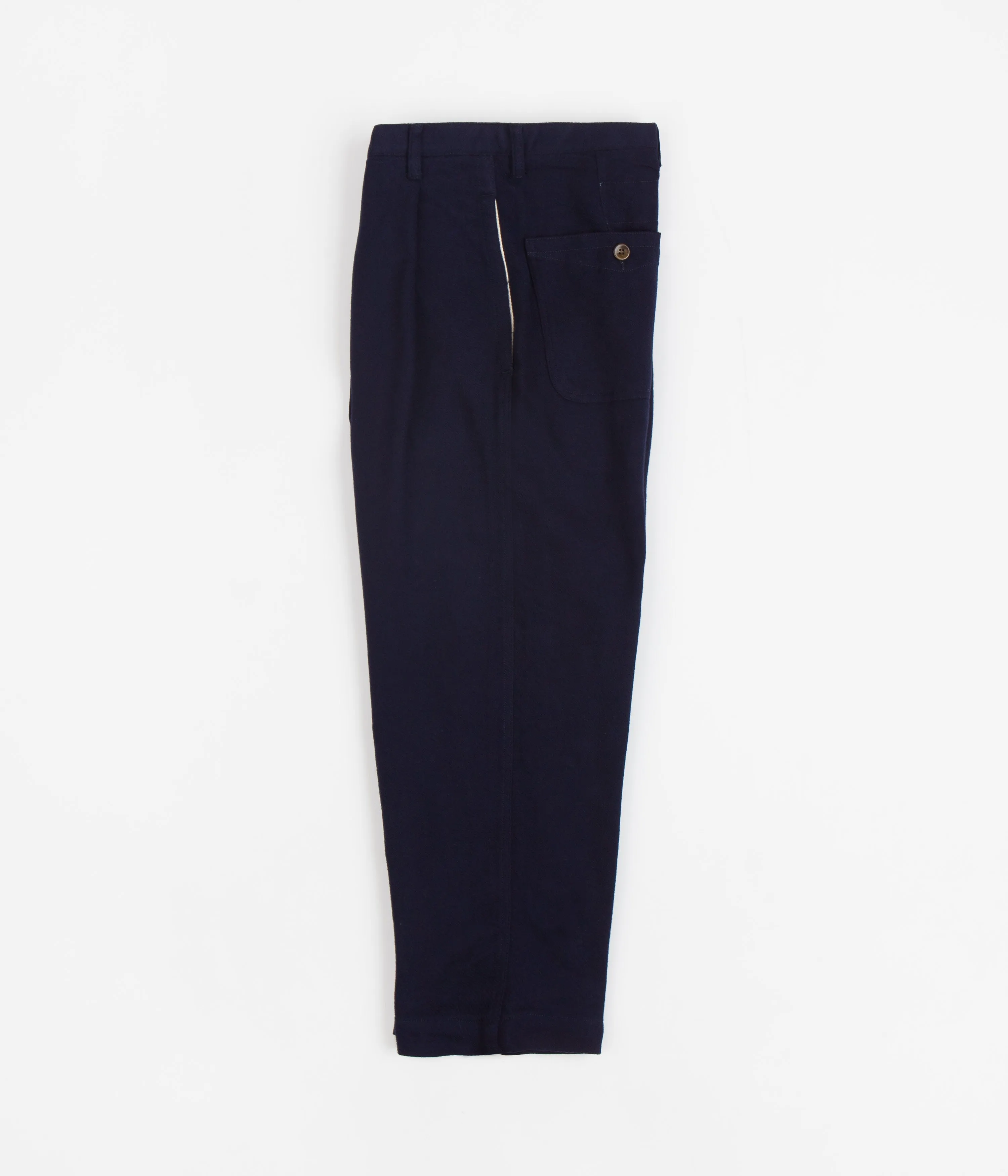 Garbstore Duster Pleated Pants - Navy