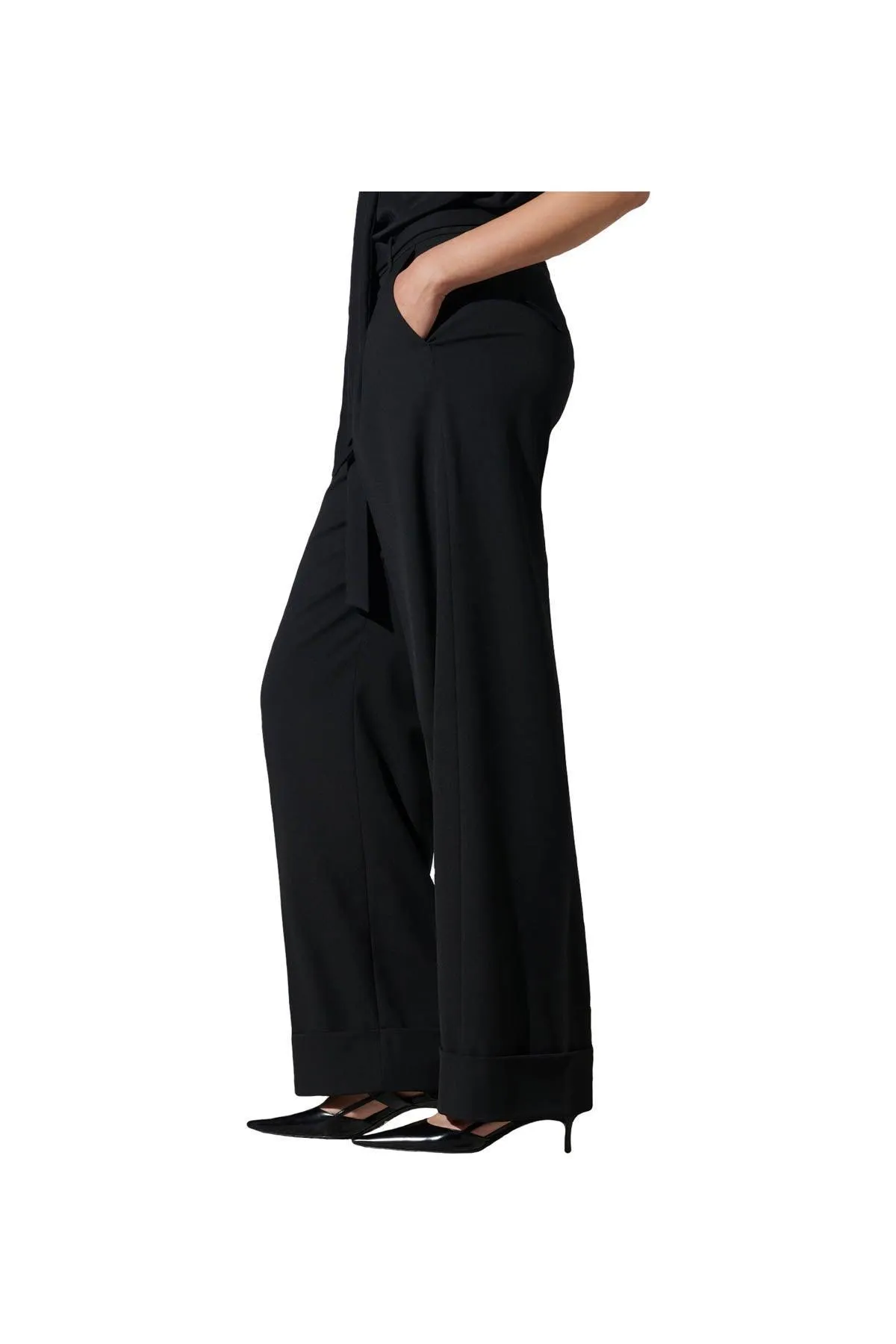 Luisa Cerano Pleated Wide Leg Pants
