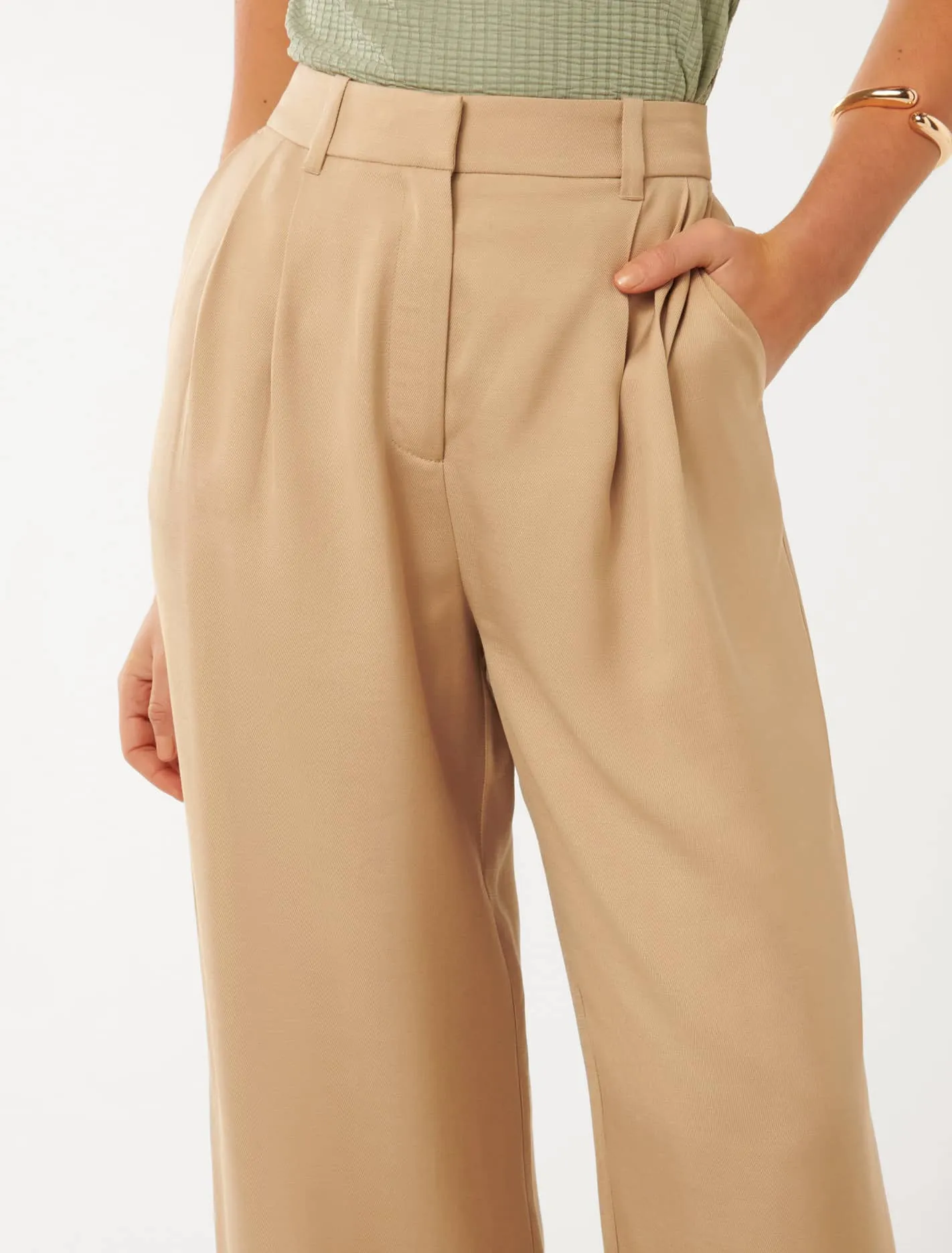 Mikayla Pleated Wide Leg Pants