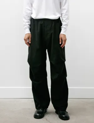 Moleskin Knee-Tucked Pants Black