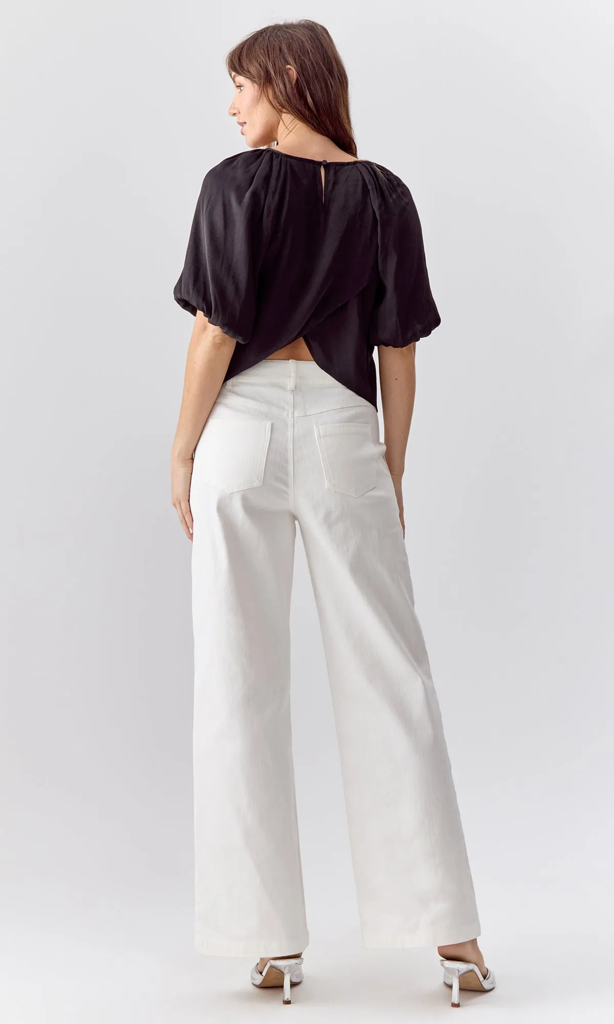 Nadia Balloon Sleeve Blouse