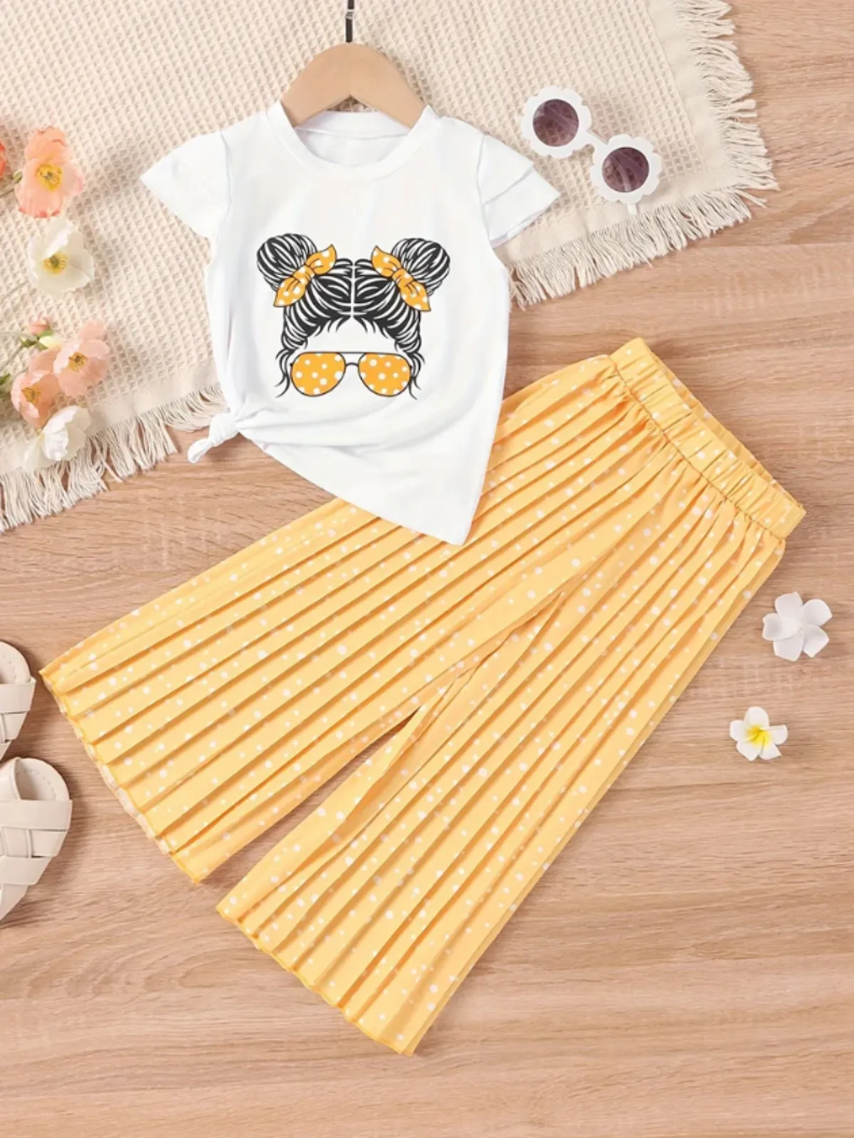 Pretty Pleats! Pleated Pants Set