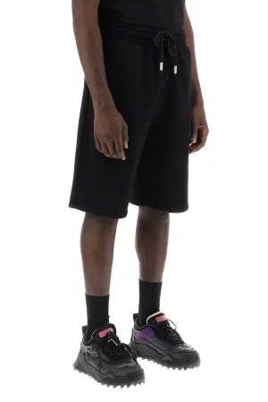 "sporty bermuda shorts with embroidered arrow