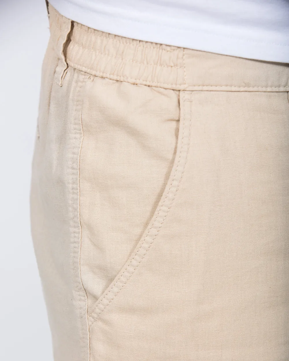 Redpoint Halifax Regular Fit Tall Linen Chinos (beige)