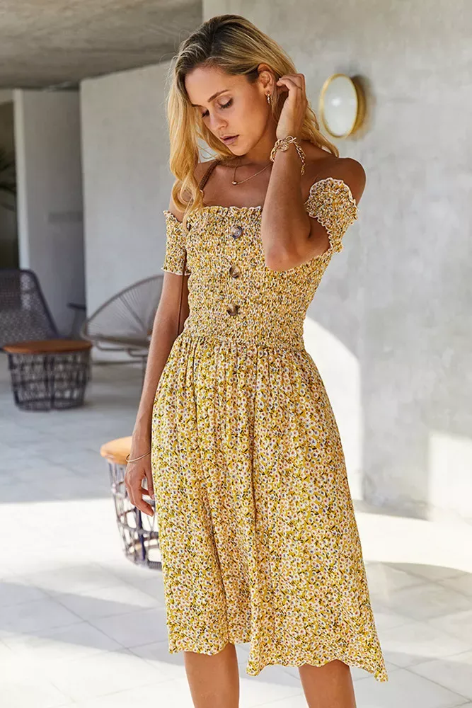 Rimella Floral Midi Dress
