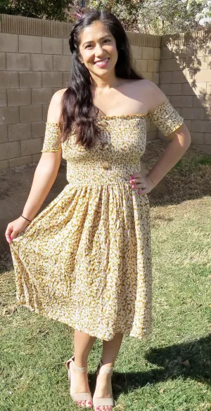 Rimella Floral Midi Dress