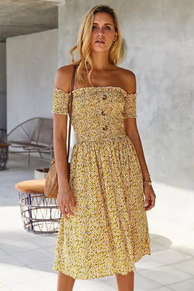 Rimella Floral Midi Dress
