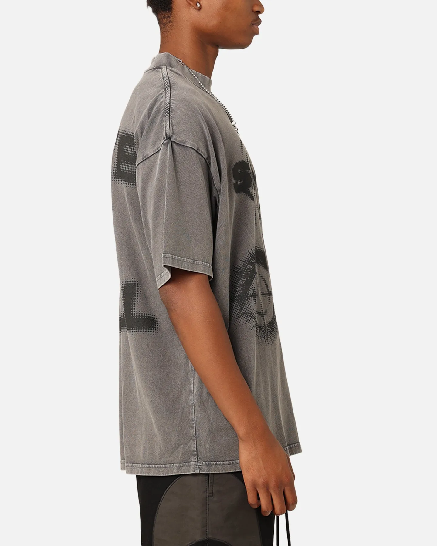 Saint Morta Save My Soul T-Shirt Washed Charcoal