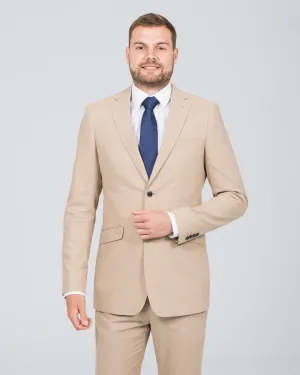 Skopes Tuscany Slim Fit Tall Linen Blend Suit (stone)