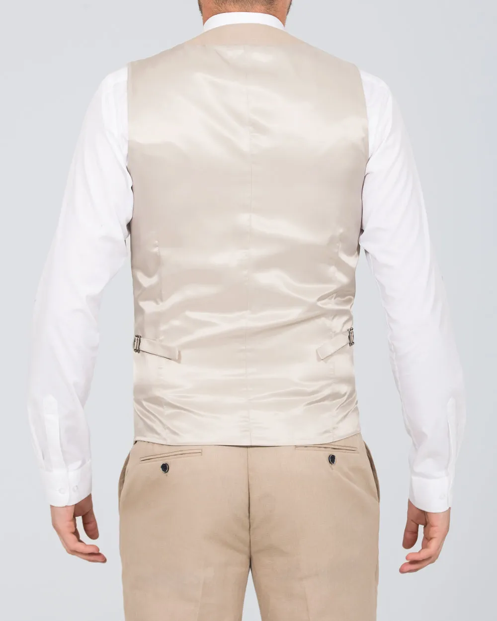Skopes Tuscany Slim Fit Tall Linen Blend Suit (stone)