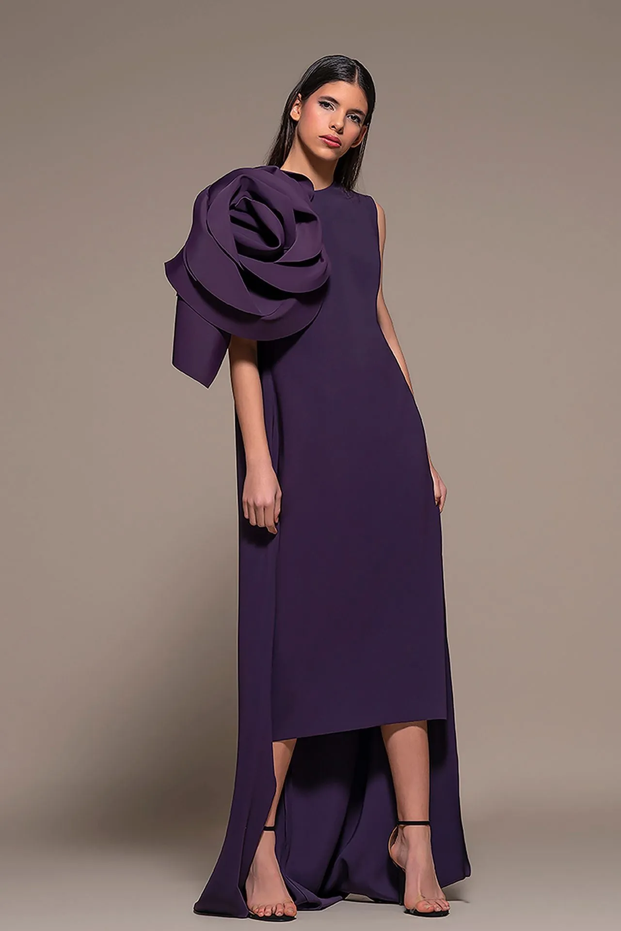 Sleeveless Column Midi Dress