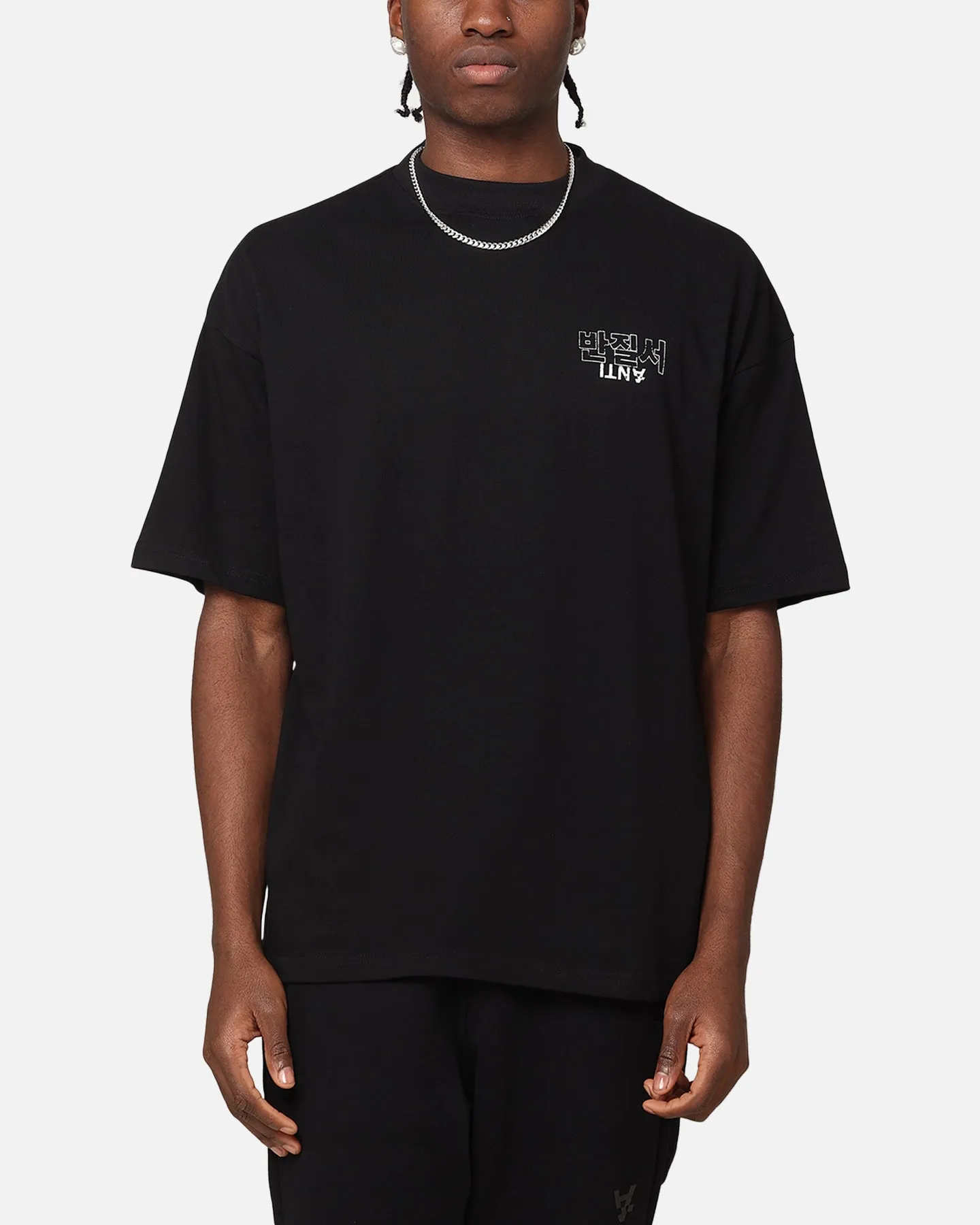 The Anti Order Agma Mock Neck T-Shirt Black