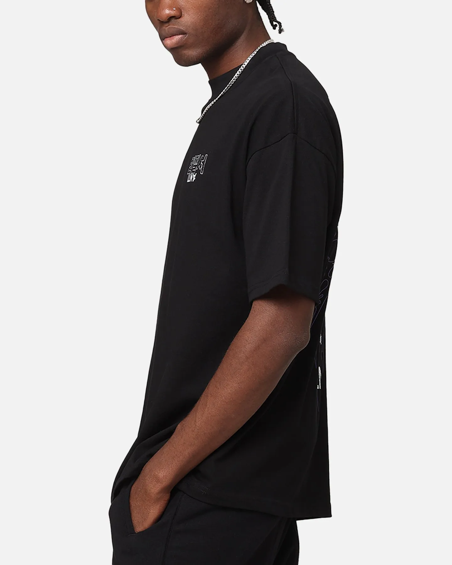 The Anti Order Agma Mock Neck T-Shirt Black