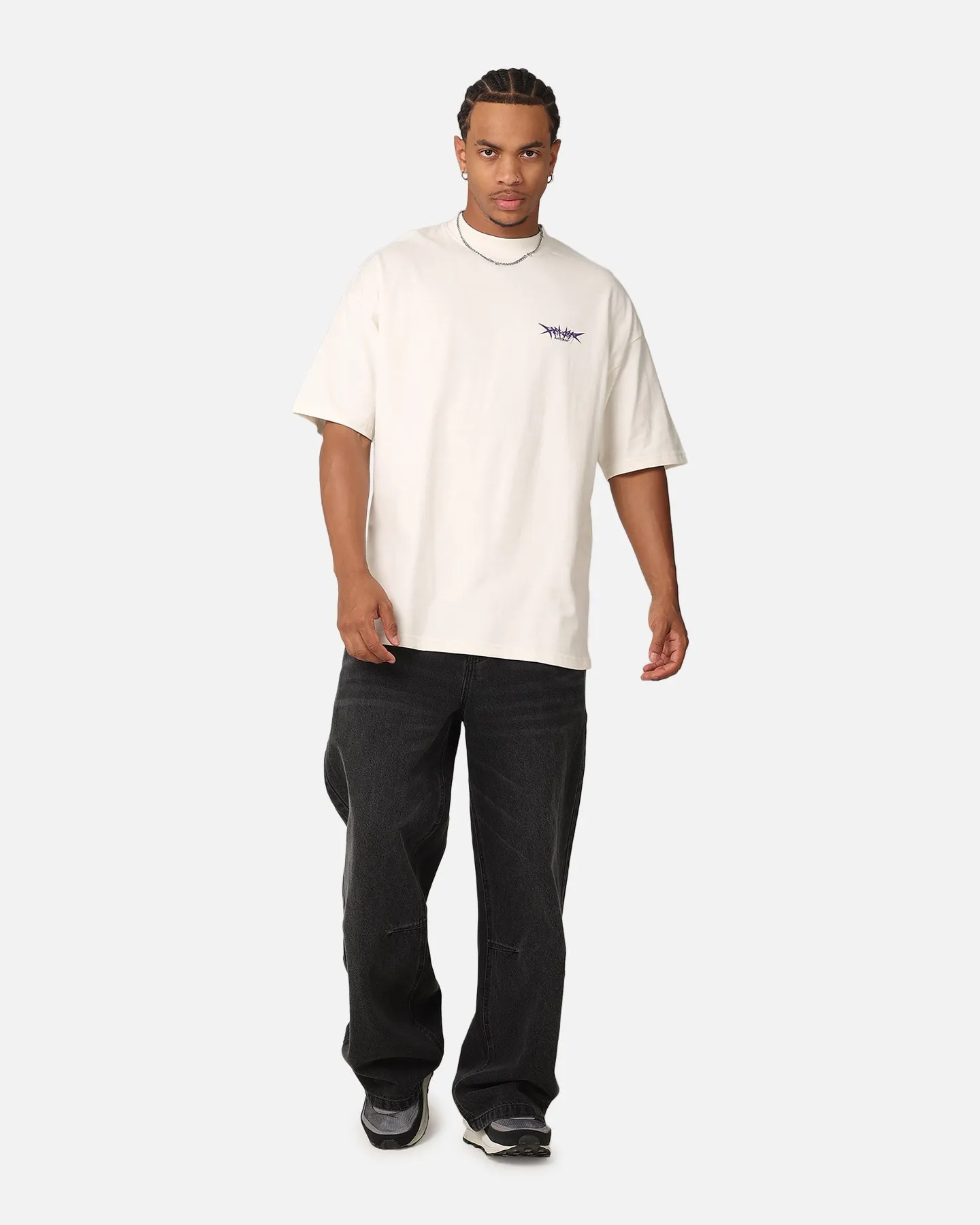 The Anti Order Metal Mock Neck T-Shirt Off White