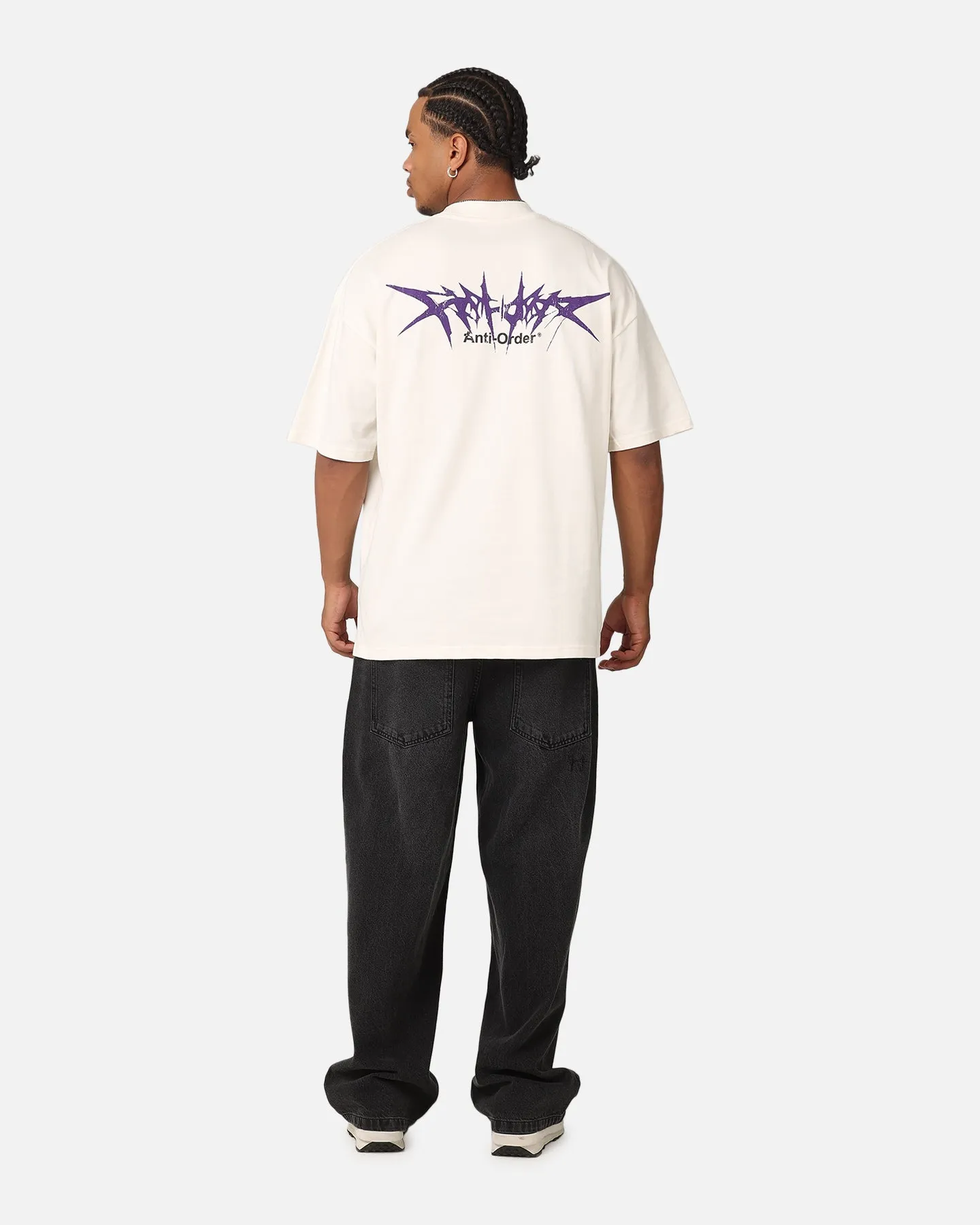 The Anti Order Metal Mock Neck T-Shirt Off White