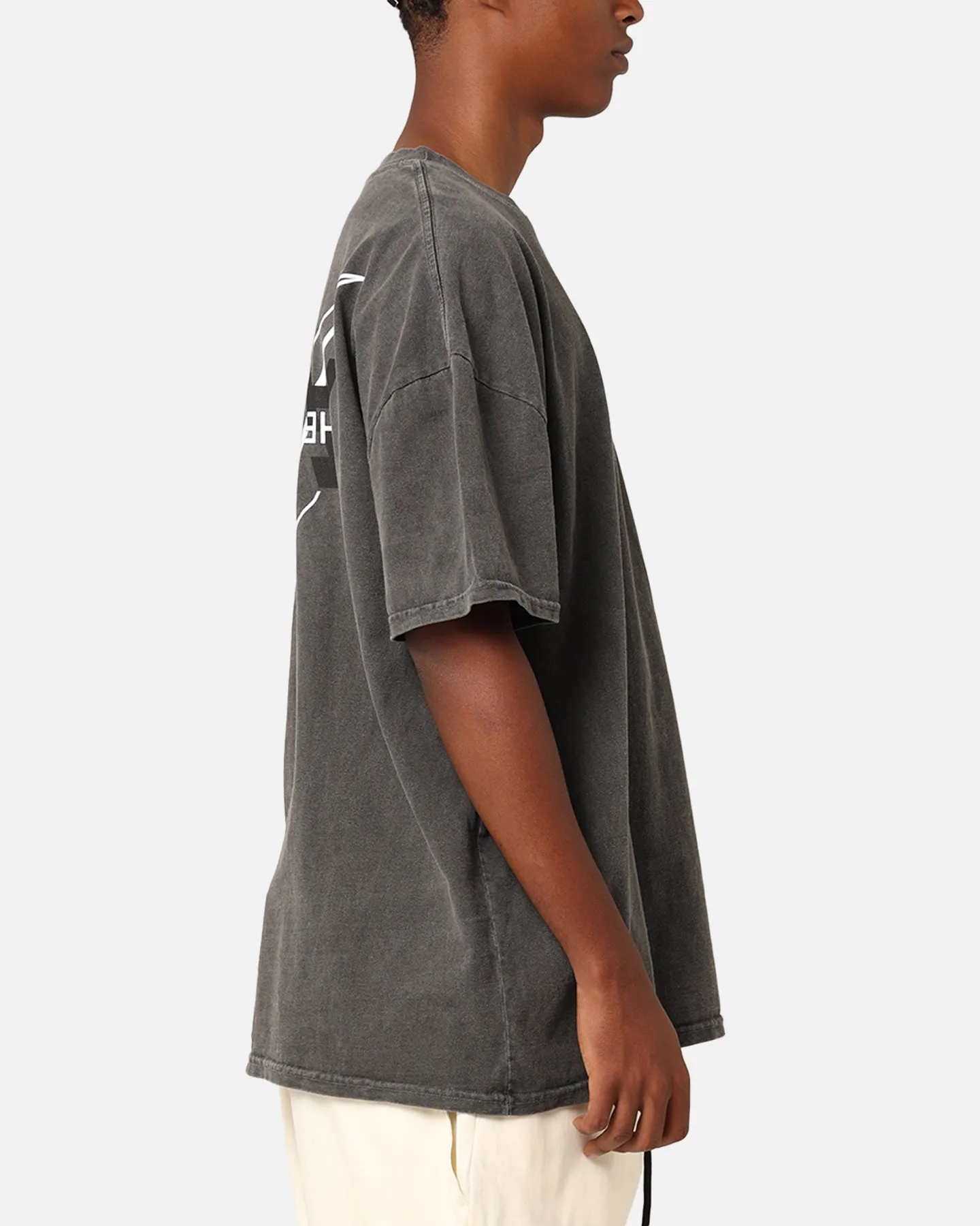 The Anti Order Stacked Logo T-Shirt Black Wash