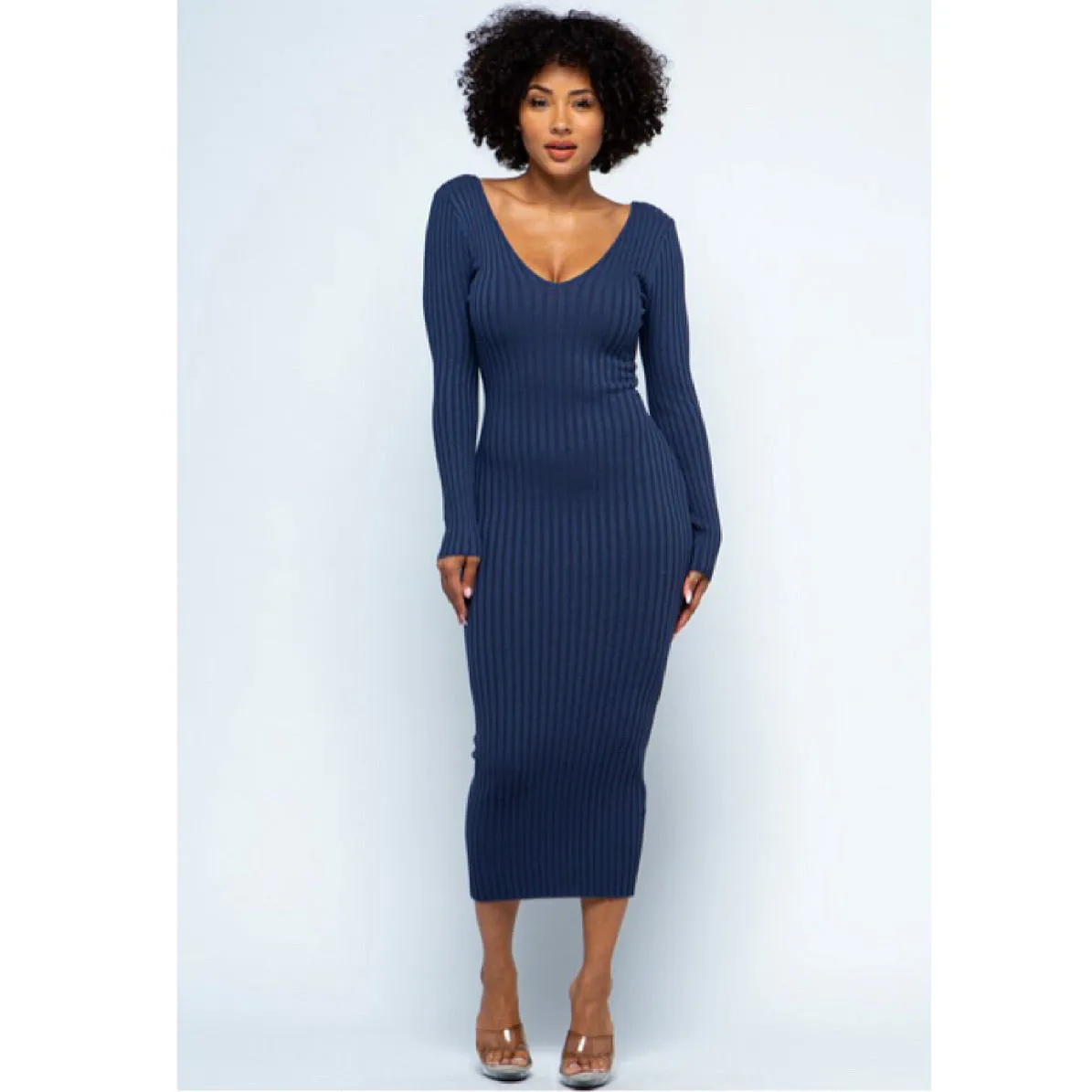 TRACY Dress in Navy Blue