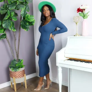TRACY Dress in Navy Blue