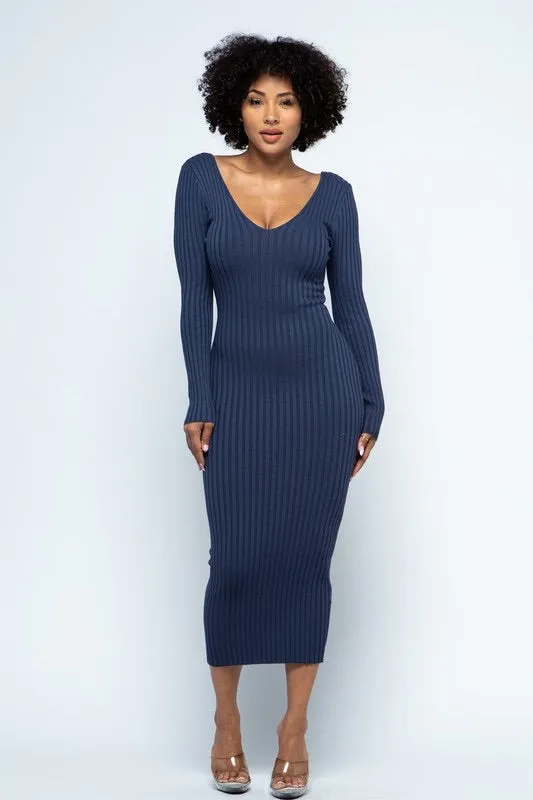 TRACY Dress in Navy Blue