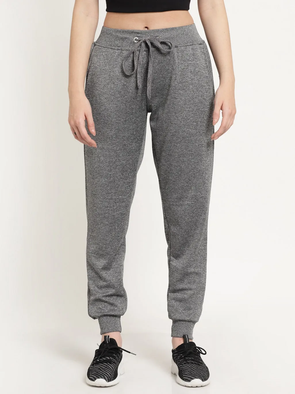 UZARUS Women's Joggers Track Pants with Zippered Pocket for Gym, Yoga, Workout and Casual Wear