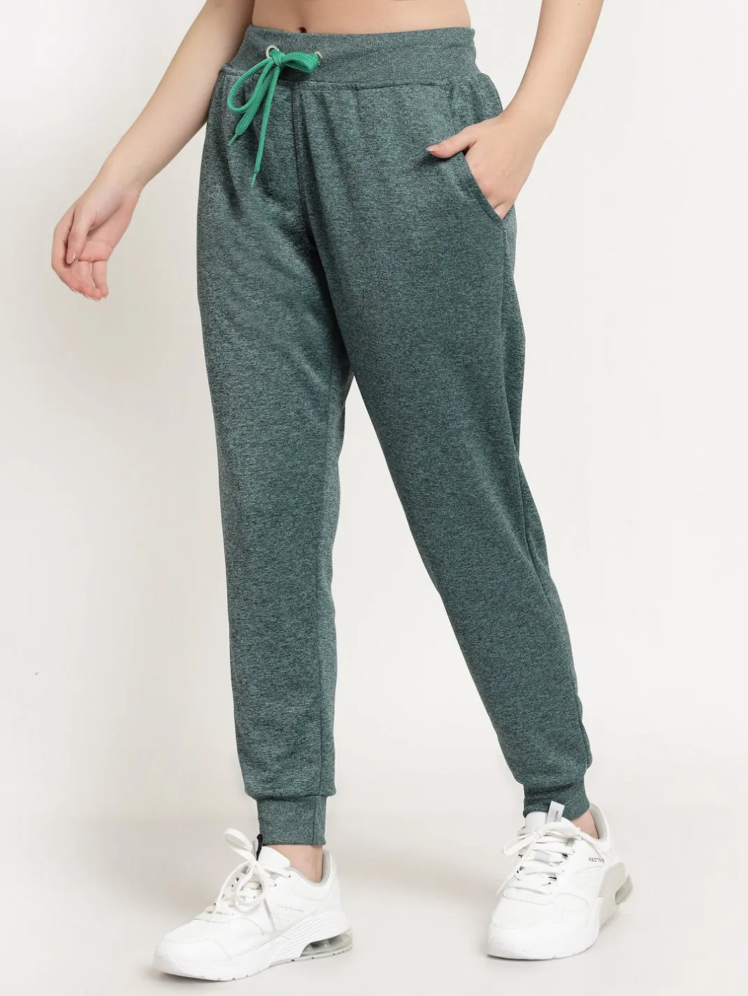 UZARUS Women's Joggers Track Pants with Zippered Pocket for Gym, Yoga, Workout and Casual Wear