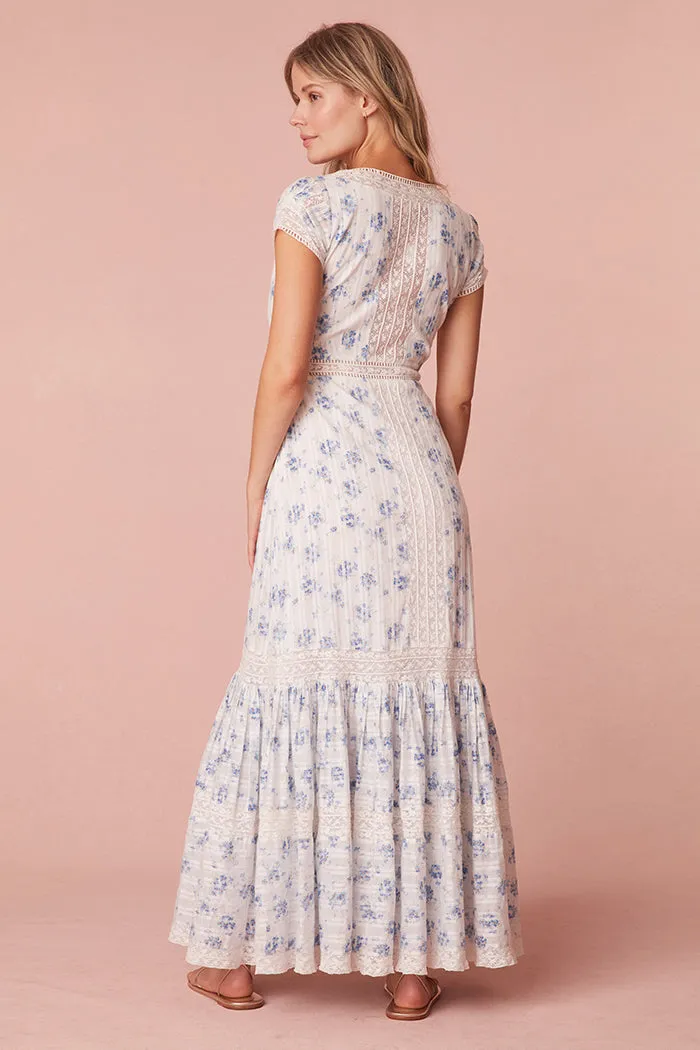 Vermella Cotton V-Neck Maxi Dress