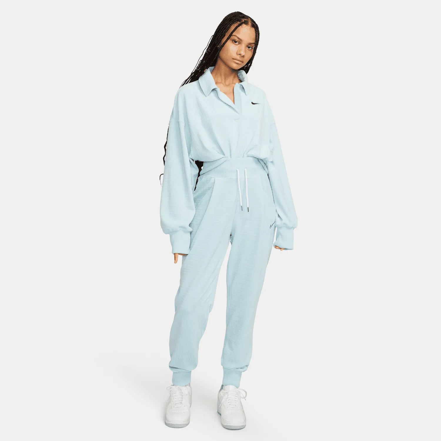 WOMEN'S NIKE SPORTSWEAR HIGH-WAISTED VELOUR JOGGER